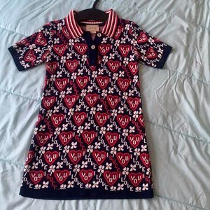 Kids Gucci dress, 4T like new worn once comes with box